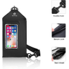 Waterproof Boating Slim Adjustable Chest Bag Waist Pack with Transparent Touchscreen Cover Fit Most 6.7 Inch Smart Phone for Riding, Pool, Kayaking Dry Bag