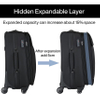 Lightweight Upright Carry on Bag with Spinner Wheels Luggage