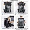 Large Capacity Waterproof Insulated Backpack Roll Top for Hiking, Beach Fishing, Kayaking Bag