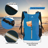 Dry Bag Waterproof Floating Dry Backpack Lightweight with Waist Pouch and Phone Case for Kayaking Camping Beach Boating Swimming for Men Women