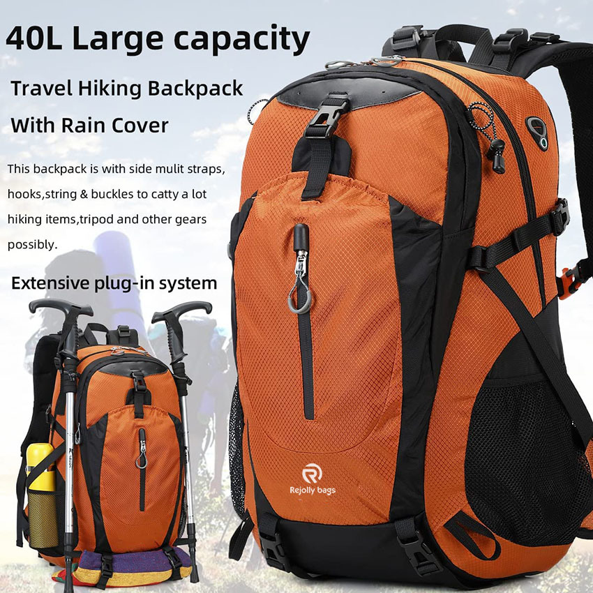 40L Waterproof Hiking Backpack Outdoor Sport Trekking Camping Bag