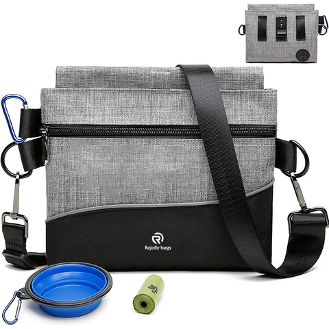 Dog Treat Pouch for Training Pet Treat Bag with Magnetic Closure Puppy Food Carrier with Removable Waterproof
