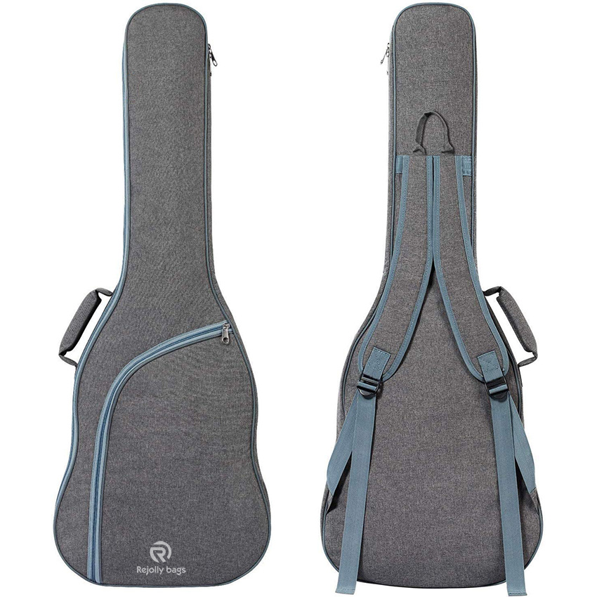 Padded Electric 0.35in Padding Dual Adjustable Shoulder Strap Electric Guitar Case