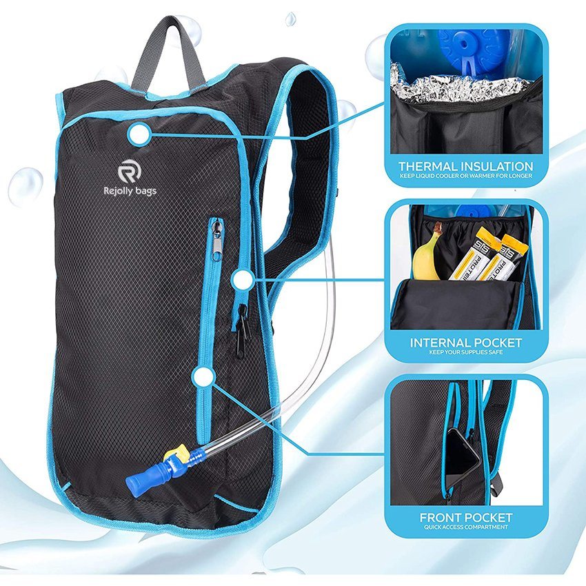 Hydration Backpack & 2L Water Bladder, Hiking Running Cycling Outdoor Gear Hydration Bag