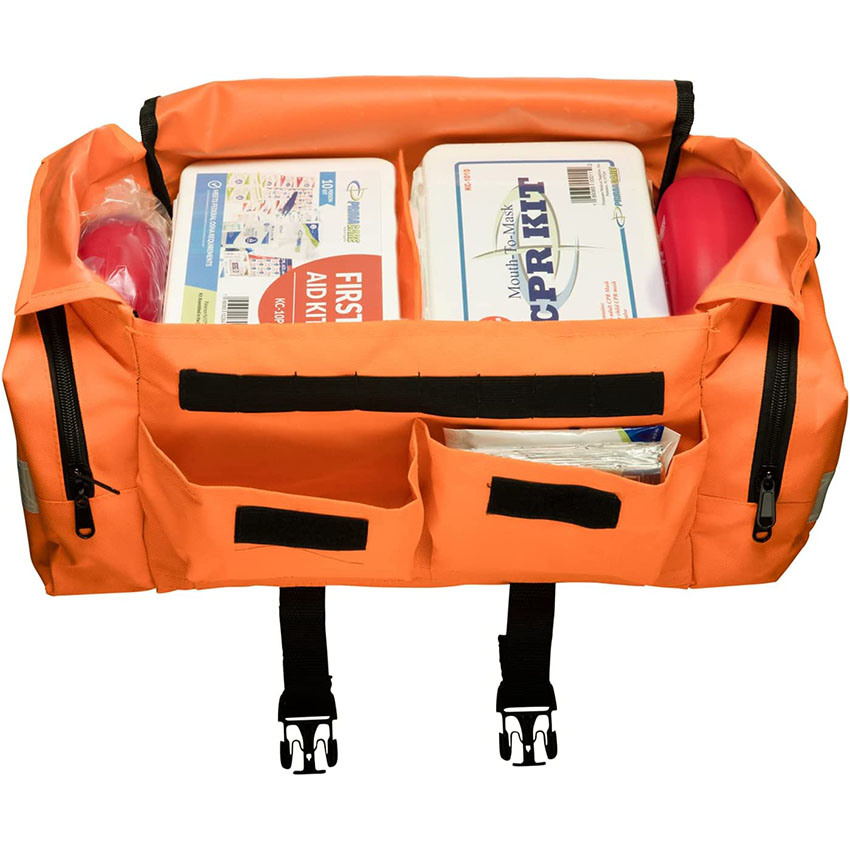 Empty First Responder Bag Lightweight and Durable Emergency and Medical Supplies Kit