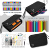 Big Capacity Storage Pouch Marker Pen Pencil Case Simple Stationery Bag High School Office Pen Bag RJ21645