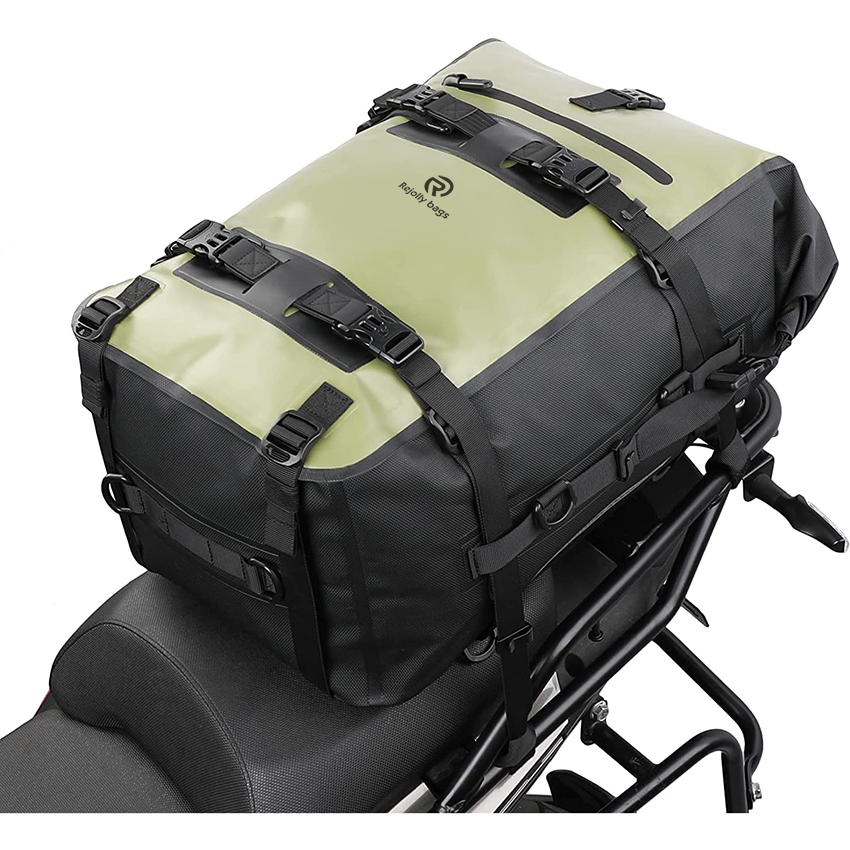 Waterproof Motorcycle Rear Seat Backpack Multifunctional Dry Rear Rack Trunk Bag RJ228351