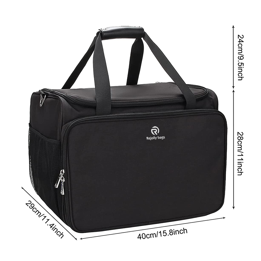 Toiletry Travel Bag, Cosmetics Beauty Hairdresser Bag with Shoulder Strap Insulation Material Cosmetic Bag RJ21684