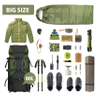 Outdoor Camping Bag Internal Frame Backpack Large Capacity Travel Bag Plus Rain Cover