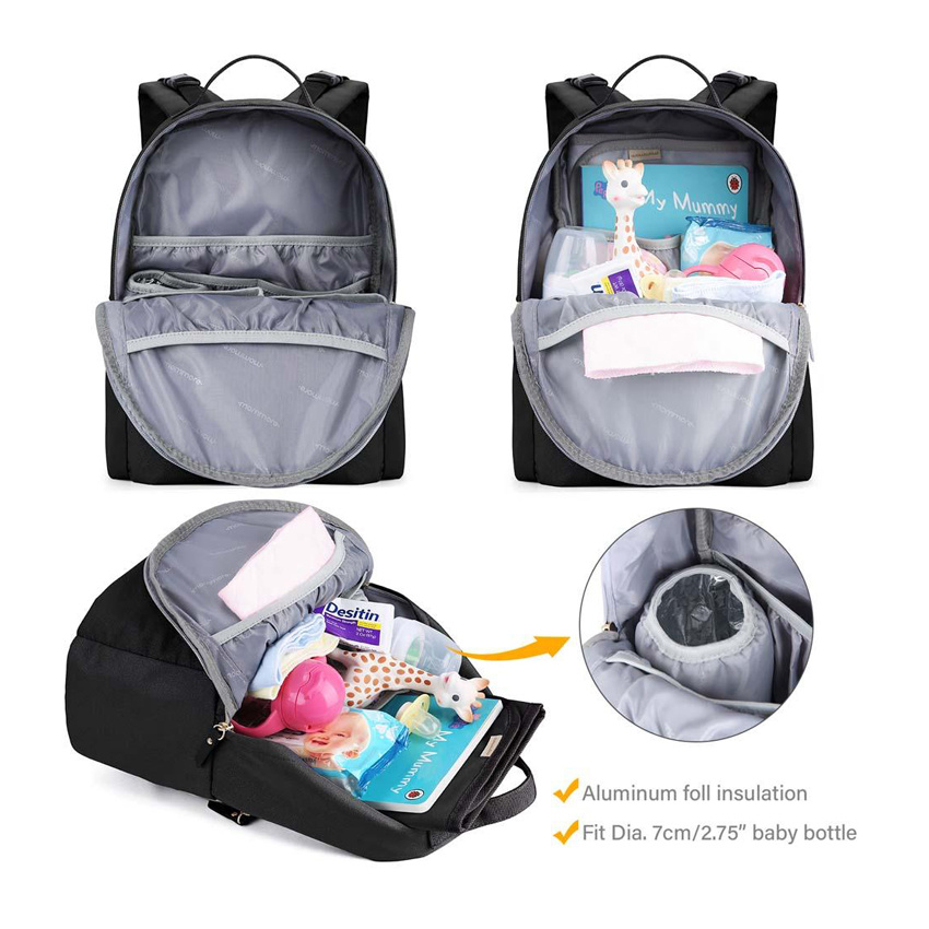 China Wholesale Multifunctional Diaper Bag Fashion Baby Backpack Bag