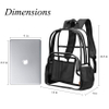 Heavy Duty Clear Backpack Transparent Backpack Women′s Backpacking Backpack Eco Friendly Durable Rucksack