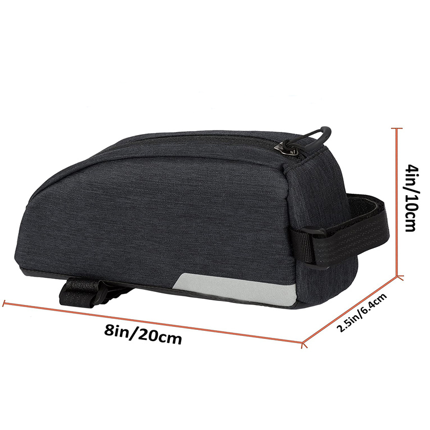 Waterproof Bike Frame Bag Bicycle Front Top Tube Bag Pouch Cell Phone Holder Travel Sports Gym Bags
