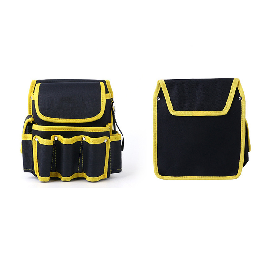 Waist Belt Bag Multi-Pockets Tool Bag Canvas Electrician Tool Bag