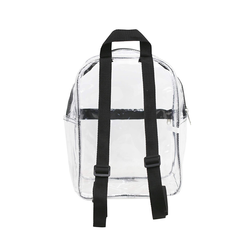 Heavy Duty Cold-Resistant Transparent PVC Backpack Outdoor Products Daypack Clear Backpacks for School