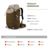 Travel Luggage Bag Durable Waterproof Backpack Outdoor Camping Mountaineering Backpack