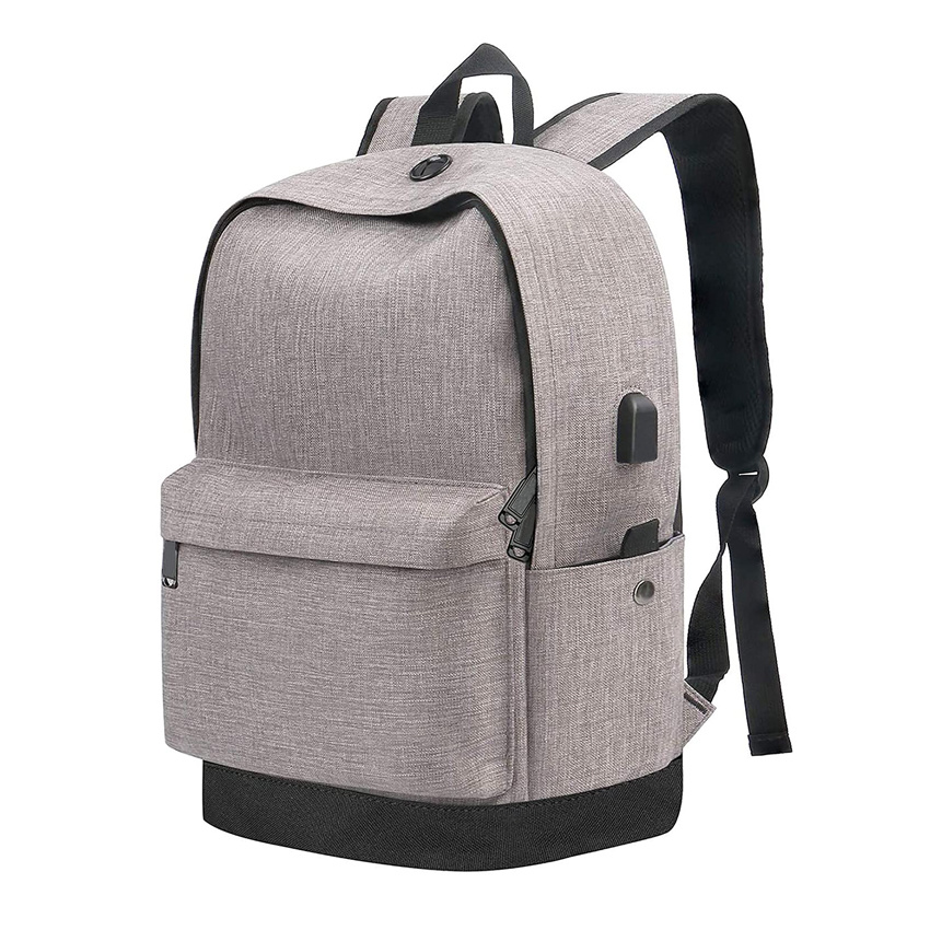 Durable School Laptop Backpack with USB Charging Port Travel College Bag Water Resistant College Computer Bag