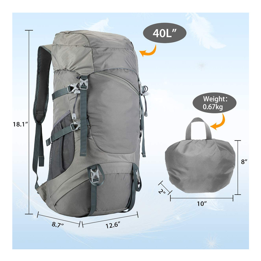 Foldable Travel Bags Large Capacity Outdoor Bag Camping Hiking Backpack