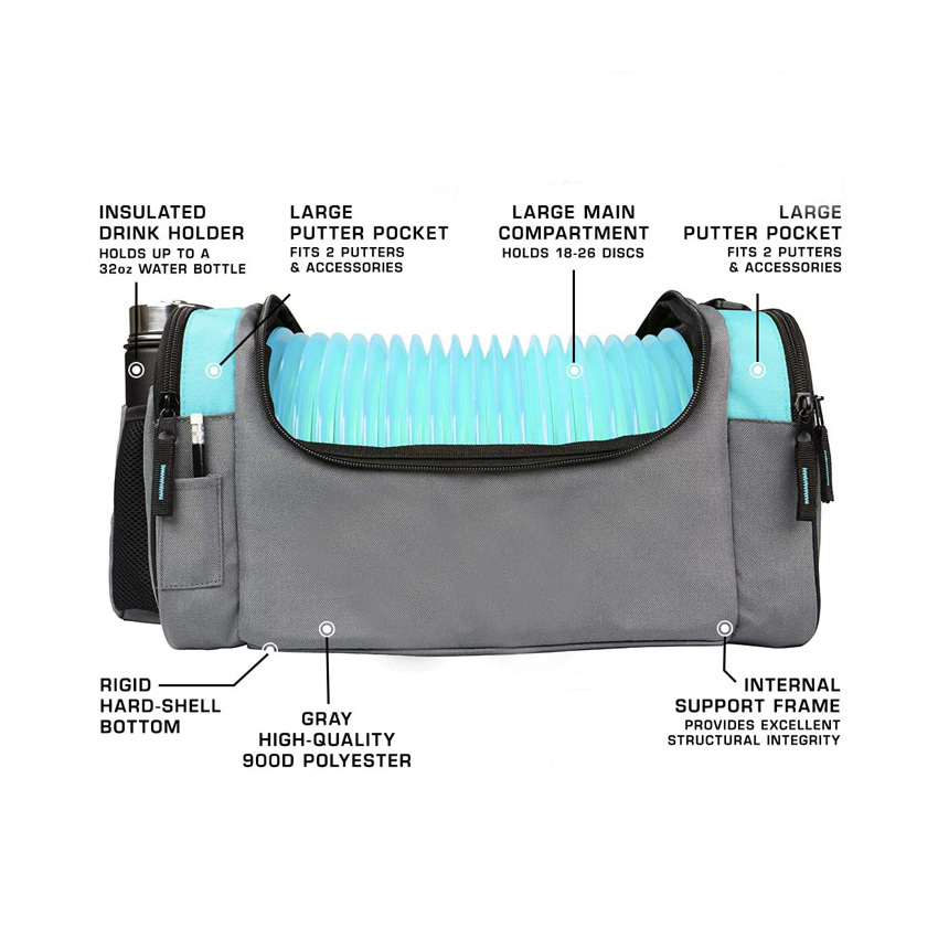 Lightweight and Durable Large Capacity Duffel Bag Foldable Disc Golf Bag Backpack