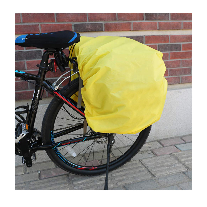 Adjustable Large Capacity Bike Bag 600D Polyester Waterproof Pannier Bags for Bicycles Double Pannier Bag