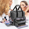 Large Travel Makeup Bag with 3 Inner Removable Pouches,Large Cosmetic Bag Cosmetic Bags RJ21692