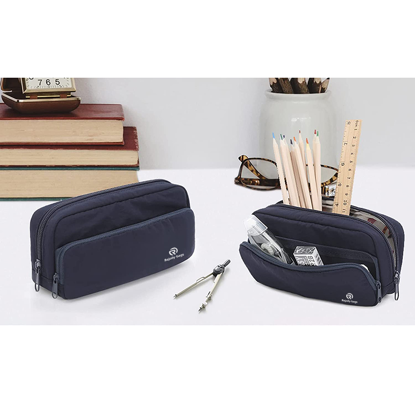 Lightweight & Spacious Pencil Bag Pouch Box Organizer for Office College School Teen Student Pen Bag RJ21660