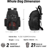 Basketball Backpack Large Sports Bag for Men Women with Laptop Compartment, Soccer, Volleyball, Swim, Gym, Travel Sports Bag RJ196200