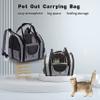 Pet Travel Carrier Backpack Soft-Sided Mesh Pet Bubble Backpack Collapsible Travel Handbag Pet Bag RJ20694