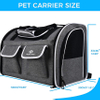 Pet Carrier Airline Approved Dog Carrier Cat Carrier for Small Medium Dogs, Medium Large Cats, Dog Bag for Travelling, Dog Carrying Bag Pet Bag RJ20695