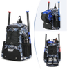 Lightweight Baseball Equipment Backpack with Shoe Compartment, Bat Backpack with Fence Hook for TBall Bat, Helmet Baseball Bag RJ19685