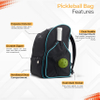 Backpack for Pickleball paddles, equipment & accessories - shoe compartment, water resistant Sports Bag RJ196146