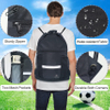 Drawstring Backpack Sports Gym Bag Yoga Travel Sackpack for Men Women Large Size with Shoe Compartment Ball Bag RJ196133