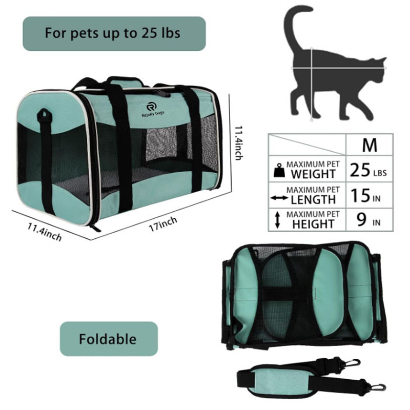 Pet Carrying Case Pet Airline Approved Portable Collapsible Carrier Dog Carrier RJ206124