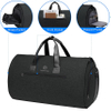 Convertible Carry on Garment Bags with Shoulder Strap - 2 in 1 Hanging Suitcase Suit Duffel Bag for Men Women Duffel Bags RJ204214