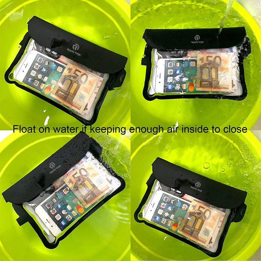 Screen Touch Waterproof Waist Pouch With Adjustable Waist Strap Keep Your Phone kindle Wallet Money Valuables Dry Bags RJ228392