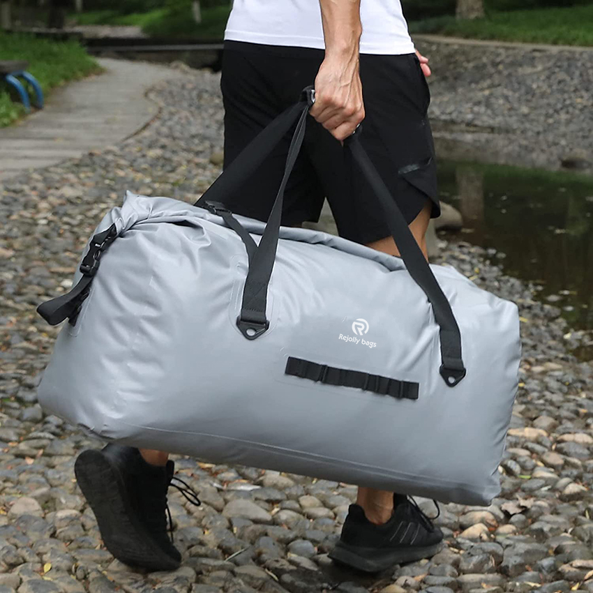 Extra Large Waterproof Duffle Bag Travel Bag With Removable Shoulder Strap Heavy Duty Bag Roll Up Durable Outdoor Dry Bags RJ228395