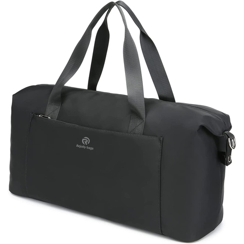 Water Resistant Gym Tote Bag with Wet Separated Pocket, Convertible Travel Bag with Trolley Duffel Bags RJ204236