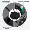 Volleyball Bag Adjustable Shoulder Strap Soccer Bags for Boys Girls 2 Side Mesh Pockets Ball Bag Waterproof Portable Football Softball Carrier Holder Ball Bag RJ19689