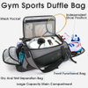 Dry And Wet Depart Pocket Sports Duffel Backpack With Shoes Compartment,Short-Distance Trip Duffel Bags RJ204242