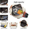 Canvas Overnight Bag Travel Carry on Shoulder Weekender Bag Yoga Gym Tote Bag with Shoes Compartment Duffel Bags RJ204203