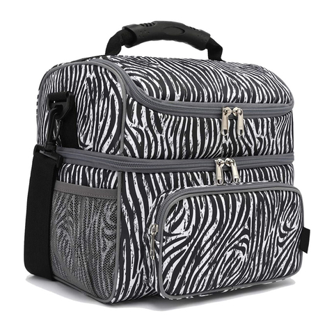 Double Layer Multifunctional Insulation Bag Hot Cold Pack Portable Student Meal Bag