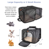 Foldable Pop-up Pet Carrier Collapsible Soft Sides Pet Crate for Medium Cats Small Dogs Rabbits Pet House