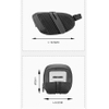 Bike Saddle Bag Bike Storage Bag Under Seat Strap-on Cycling Wedge Pack for Mountain Road Bikes