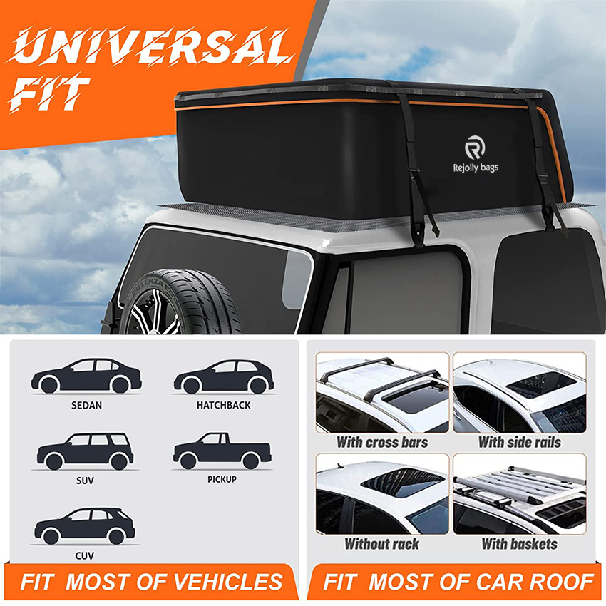 Universal Multifunctional Large Capacity Portable Waterproof Roof Cargo Carrier Bag