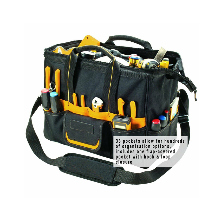 Heavy Duty and Durable Tool Backpack 33 Pockets Tool Bags Electrician Tool Bag Golf Equipment