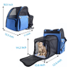 Foldable China Wholesale Pet Backpack Durable Pet Carrier Bags for Travel Hiking Walking