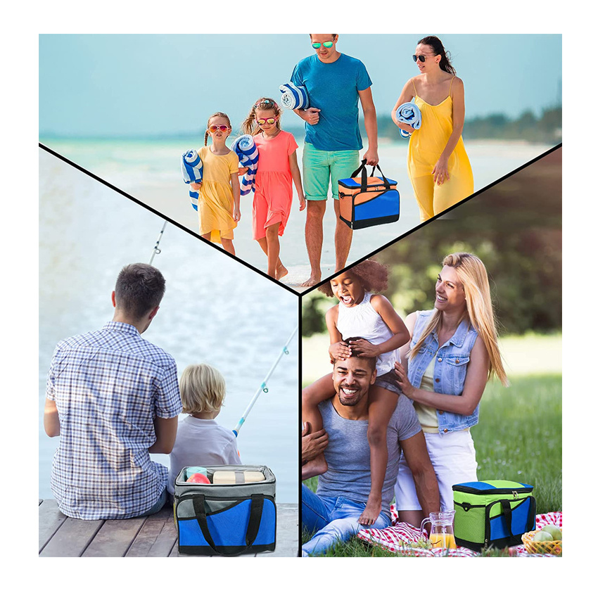 Lunch Bag Insulated Hot Cold Thermal Bag for Work Picnic Hiking Beach Fishing