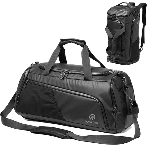 Waterproof Travel Weekender Bag for Men Women Overnight with Shoes Compartment Sports Duffel Bags