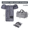 Carry on 2 in 1 Weekender Suit Bag for Men Women Convertible Garment Bag for Travel Business