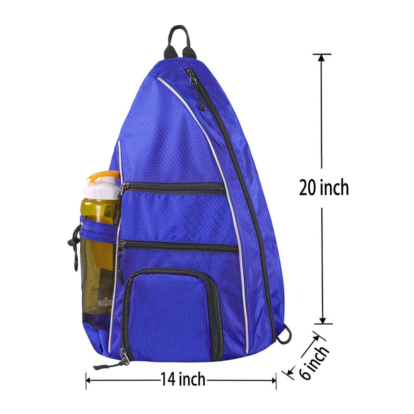 Reversible Crossbody Sling Backpack Tennis Racket Bag and Travel Sports Bag