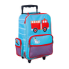 Kids Rolling Suitcase Children Carry-on Luggage Trolley Bag School & Overnight Travel Bag